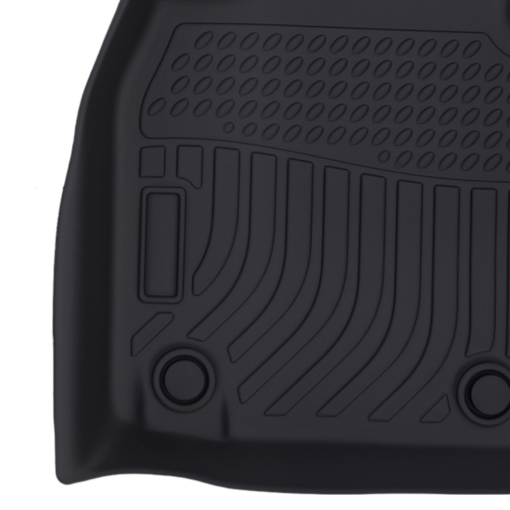 All-Weather Black Floor Mat Liner compatible for Mazda CX-50 2023-2025 TPE Waterproof