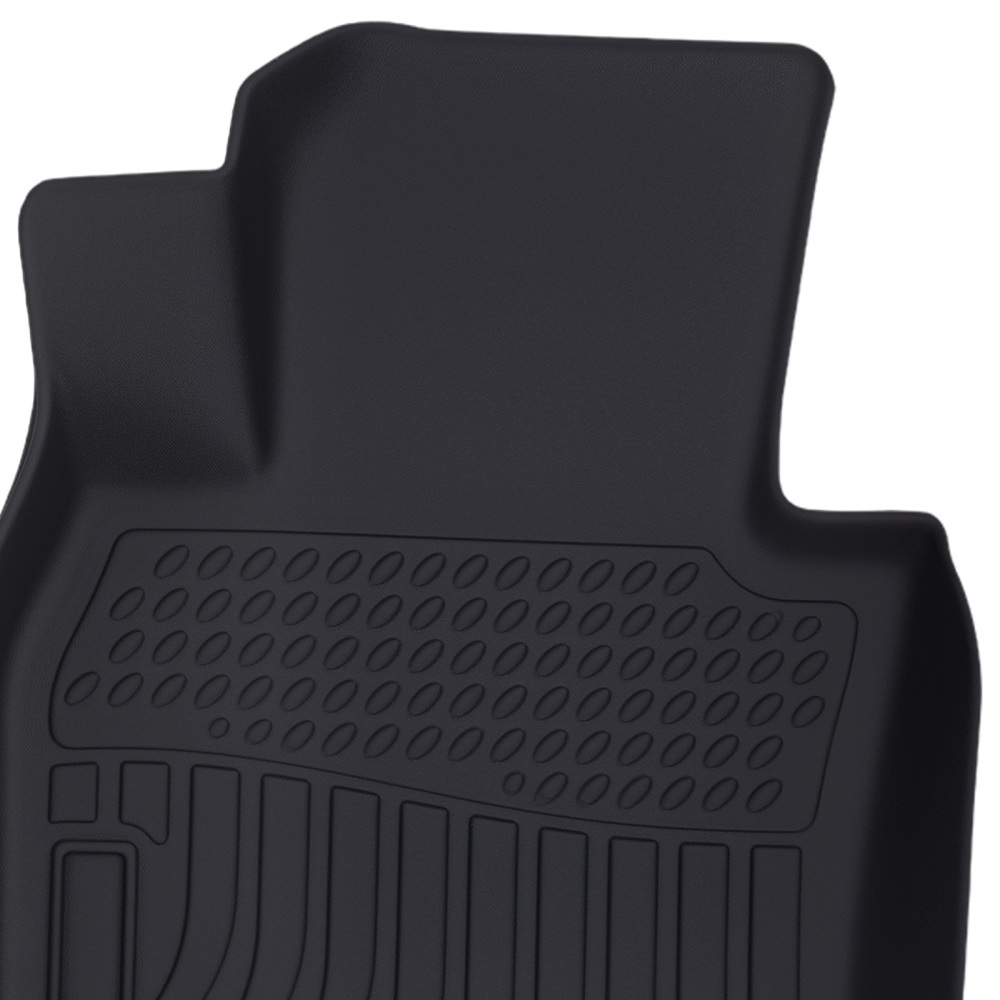 All-Weather Black Floor Mat Liner compatible for Mazda CX-50 2023-2025 TPE Waterproof