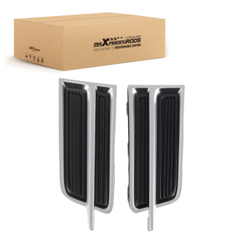 Pair Front Bumper Lower Fog Light Grille Cover compatible for Cadillac XTS 3.6L 2013-2017