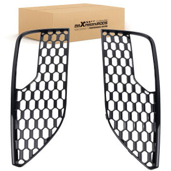 Pair Fog Lamp Grille Cover compatible for Audi A3 Hatch 2.0 TDI 105KW 2012-2016 8V3807681