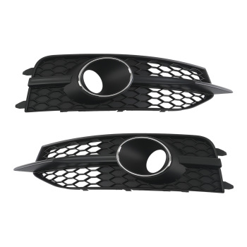 Left Right Front Bumper Fog Grille Cover compatible for Audi A7/S7 2012-2015 4G8807682C9B9