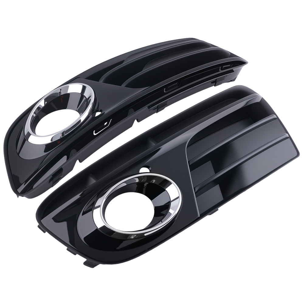Pair Front Bumper Fog Lamp Grille compatible for Audi Q5 Elite/Komfort/Trendy 2013-2016