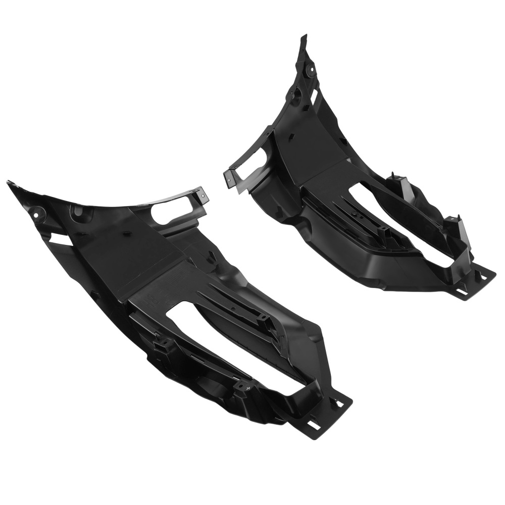 Pair Front Bumper Fog Cover Set compatible for Ford Explorer/Police Interceptor 2020-2024