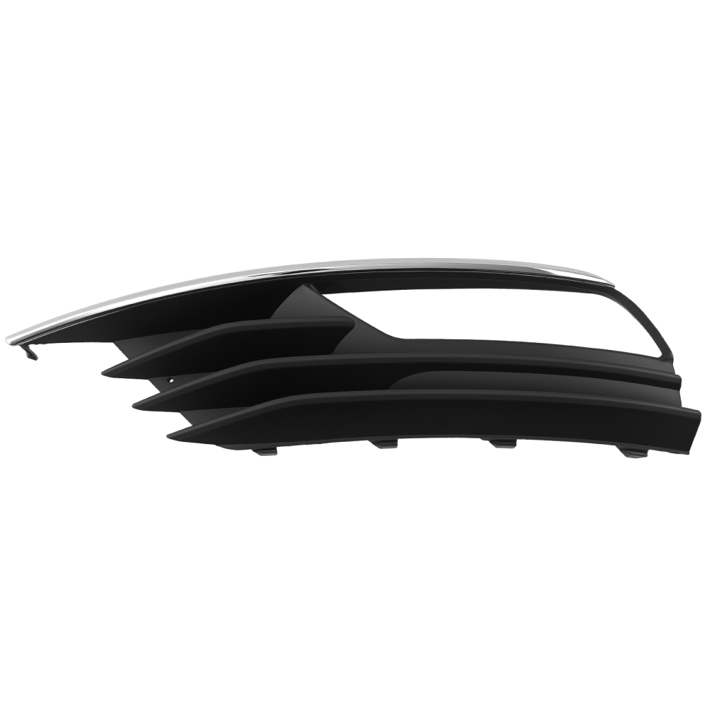 Left Right Front Bumper Fog Grille Cover Set compatible for Audi A3/A3 Quattro 2015-2016