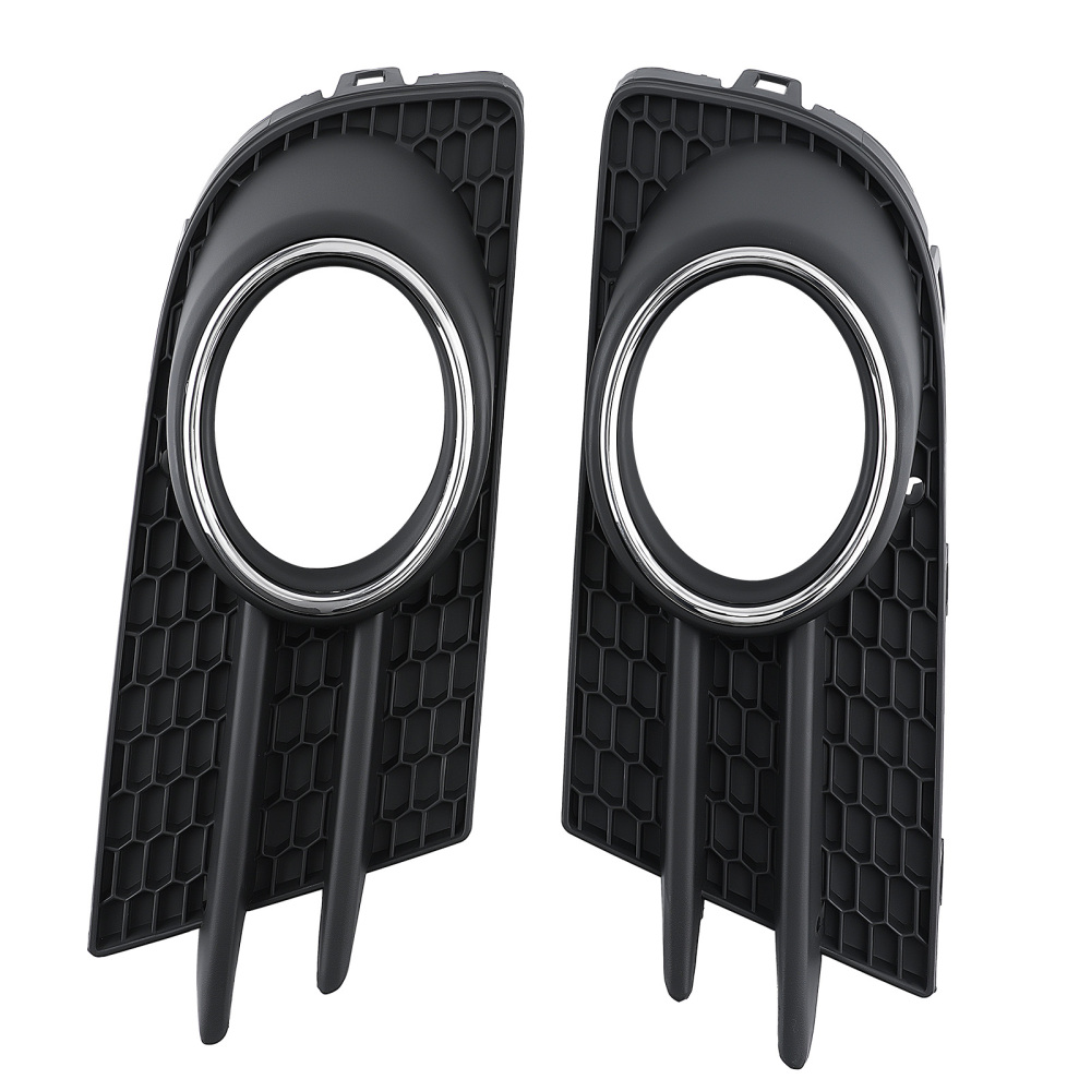 Left Right Front Bumper Fog Lamp Grille Cover compatible for VW Tiguan 2012-2017 5N0853665H