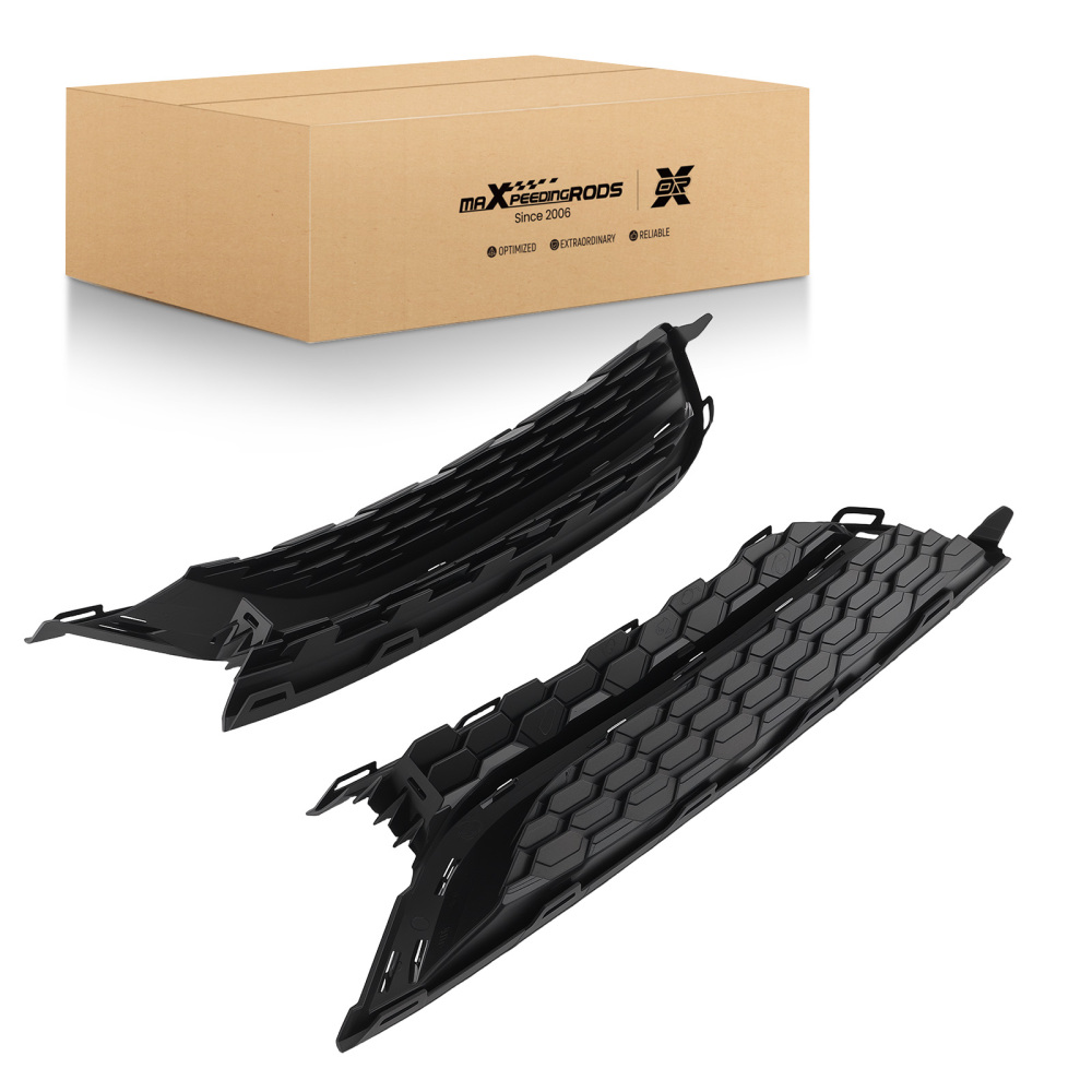 Front Bumper Fog Lamp Grille Chrome compatible for Volkswagen Passat 2012-2015 561853666C