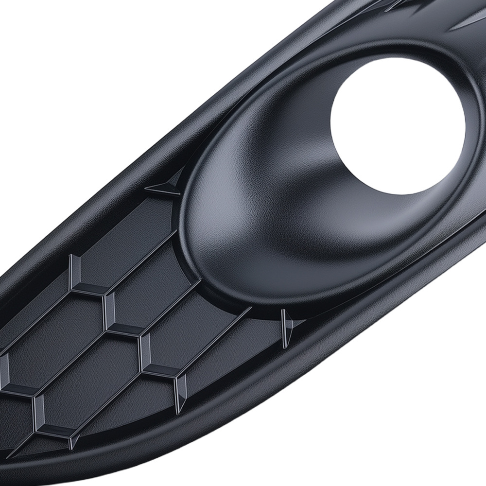 Front Bumper Fog Lamp Grille Cover compatible for Ford Fiesta MK7.5 2013-2017 D2BZ15266GB