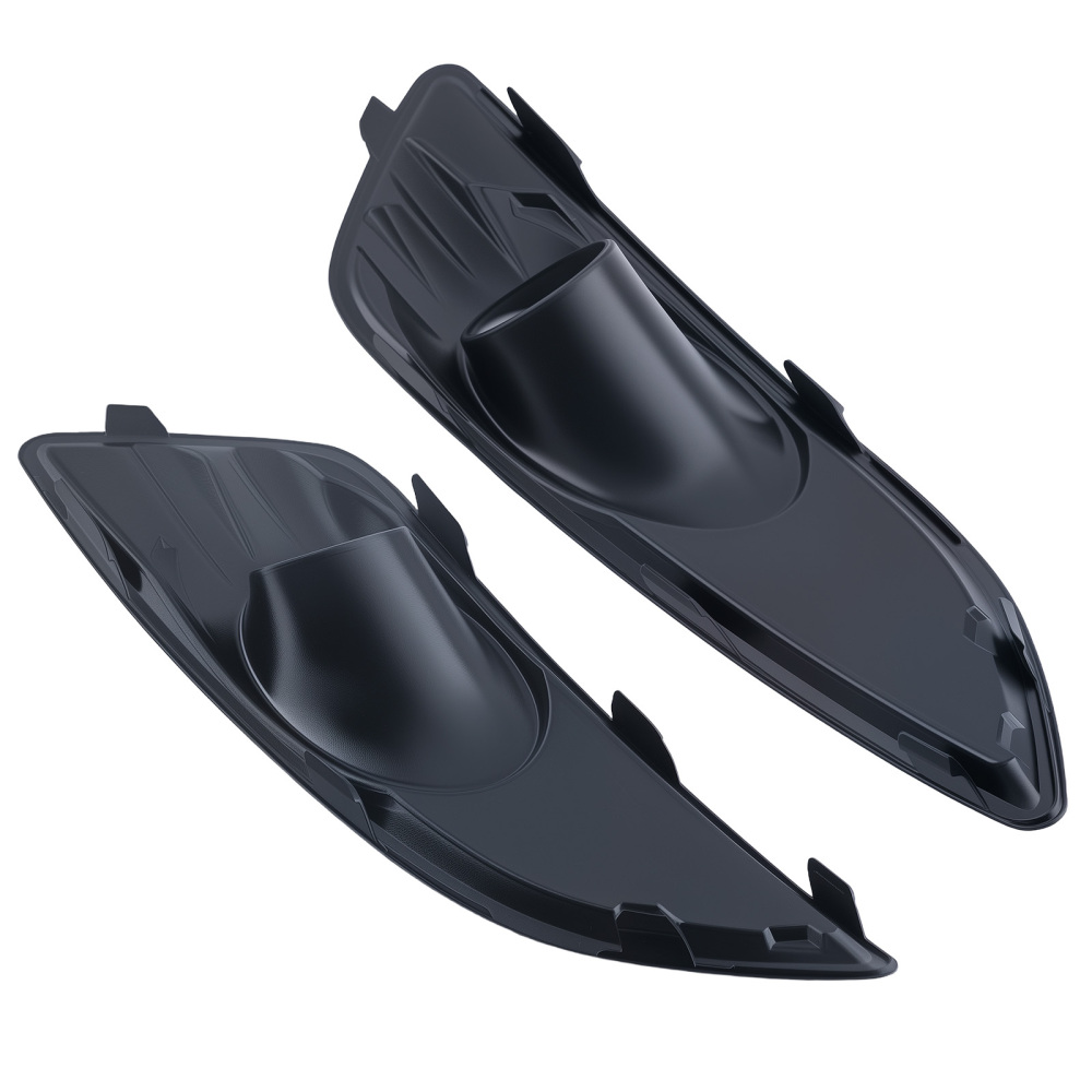 Front Bumper Fog Lamp Grille Cover compatible for Ford Fiesta MK7.5 2013-2017 D2BZ15266GB