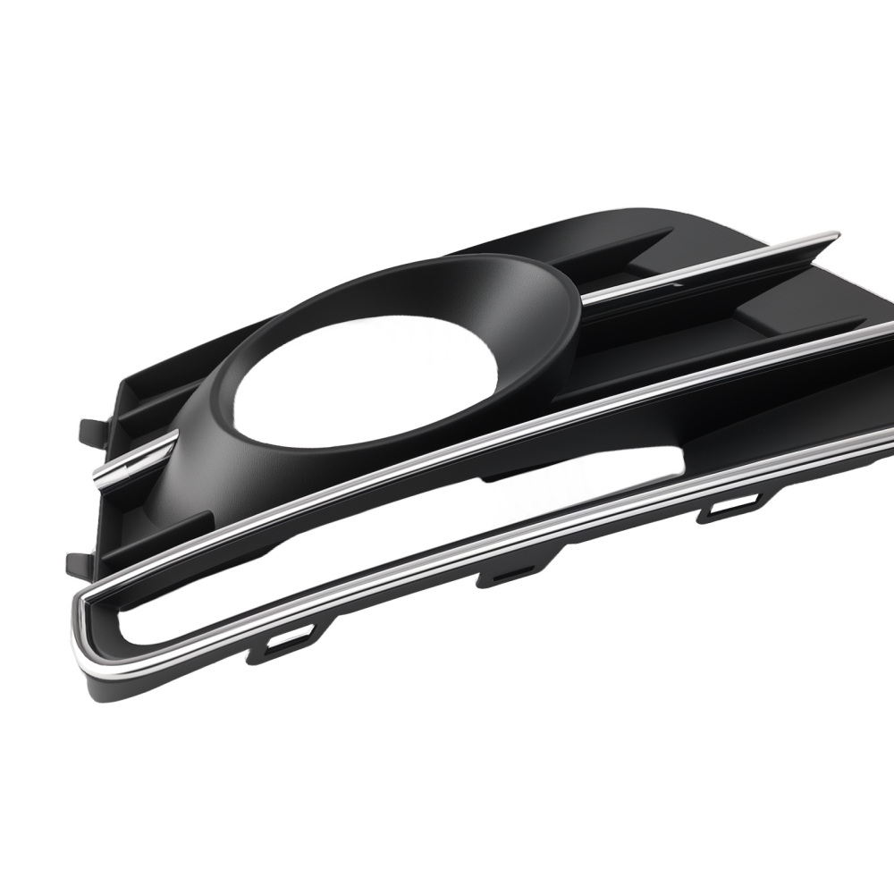 2PCS L＆R Front Bumper Fog Light Grille Cover compatible for VW Beetle 2017-2019 5C5854661K