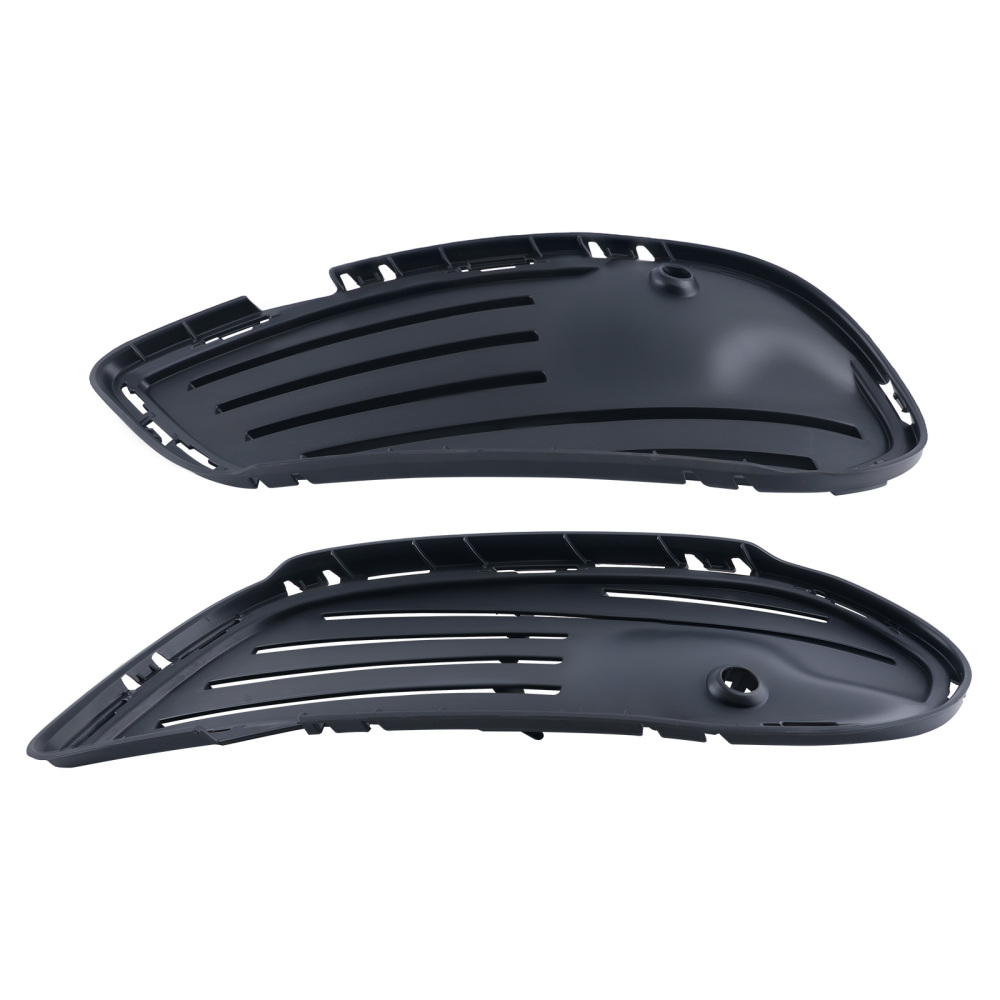Front Bumper Fog Lamp Grille Cover Set compatible for Mercedes-Benz C-Class W205 2015-2018