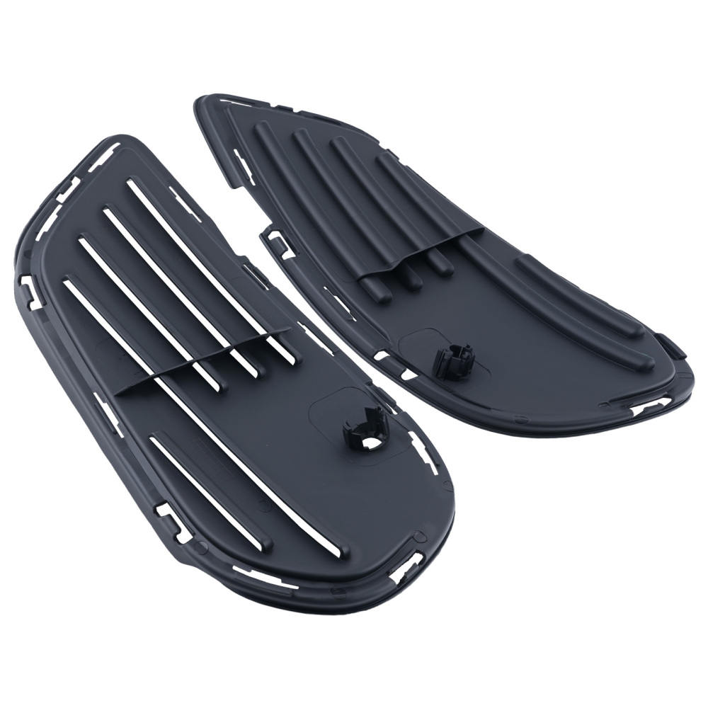 Front Bumper Fog Lamp Grille Cover Set compatible for Mercedes-Benz C-Class W205 2015-2018