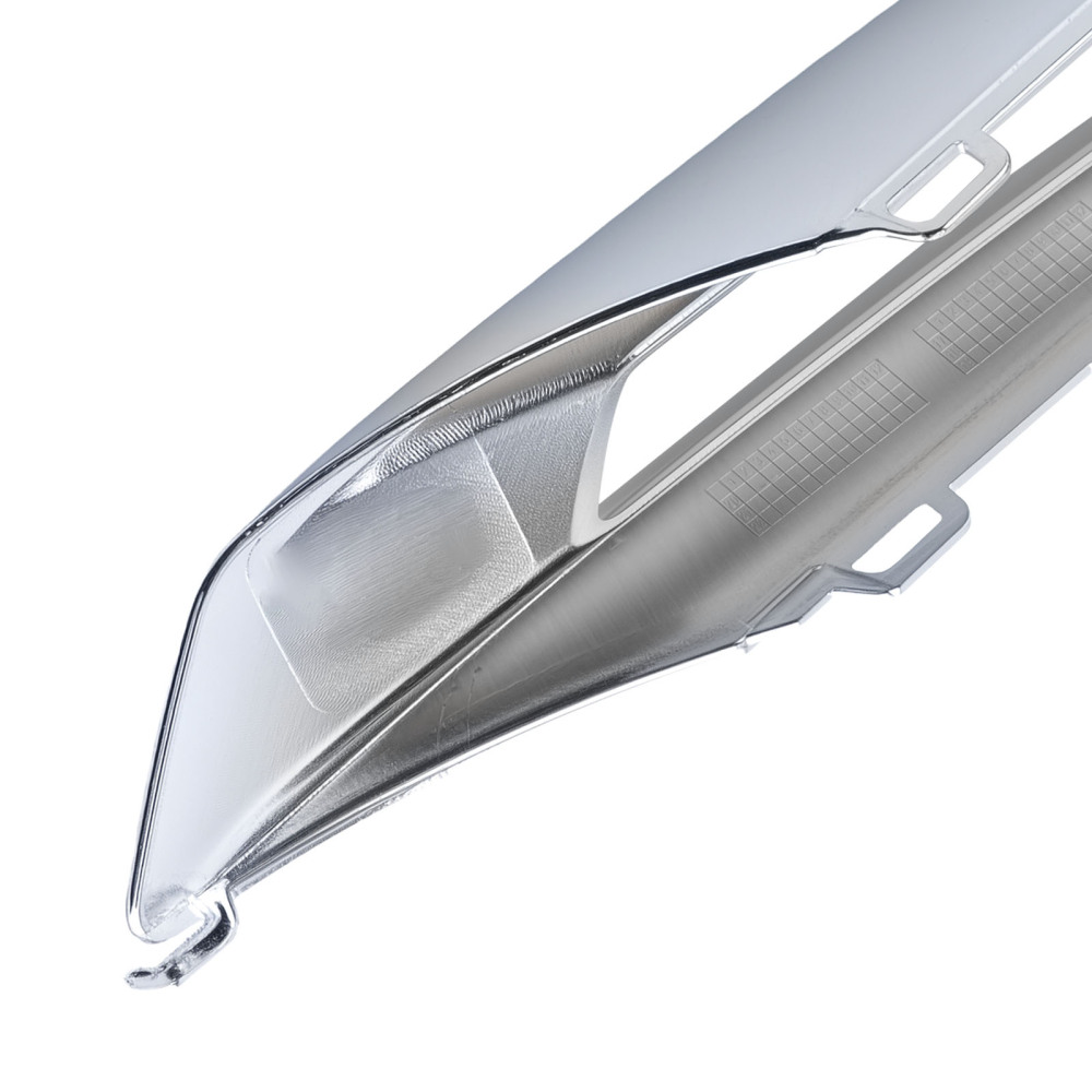 Pair Front Bumper Fog Grille Cover compatible for Mercedes-Benz GLK-Class 4Matic 2014-2015