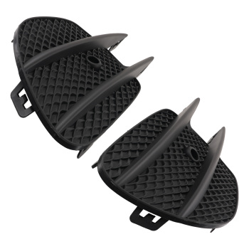 Pair Fog Light Grille compatible for Mercedes-Benz W213 E200 E300 2016-2019 2138856700