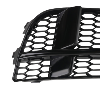 Left Right Front Bumper Fog Lamp Grille Cover compatible for Audi A3 8V 16-2020 8V3807681AE