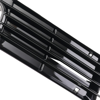 Left Right Front Bumper Fog Lamp Grille Cover compatible for Audi A8 Quattro 2008-2010