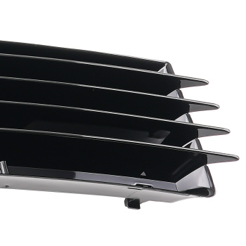 Left Right Front Bumper Fog Lamp Grille Cover compatible for Audi A8 Quattro 2008-2010