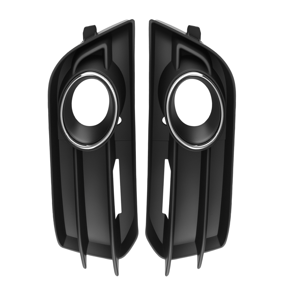 2X Front Bumper Fog Grille Cover compatible for Audi A1 8X 2010-2014 8X0807681A 8X0807682A