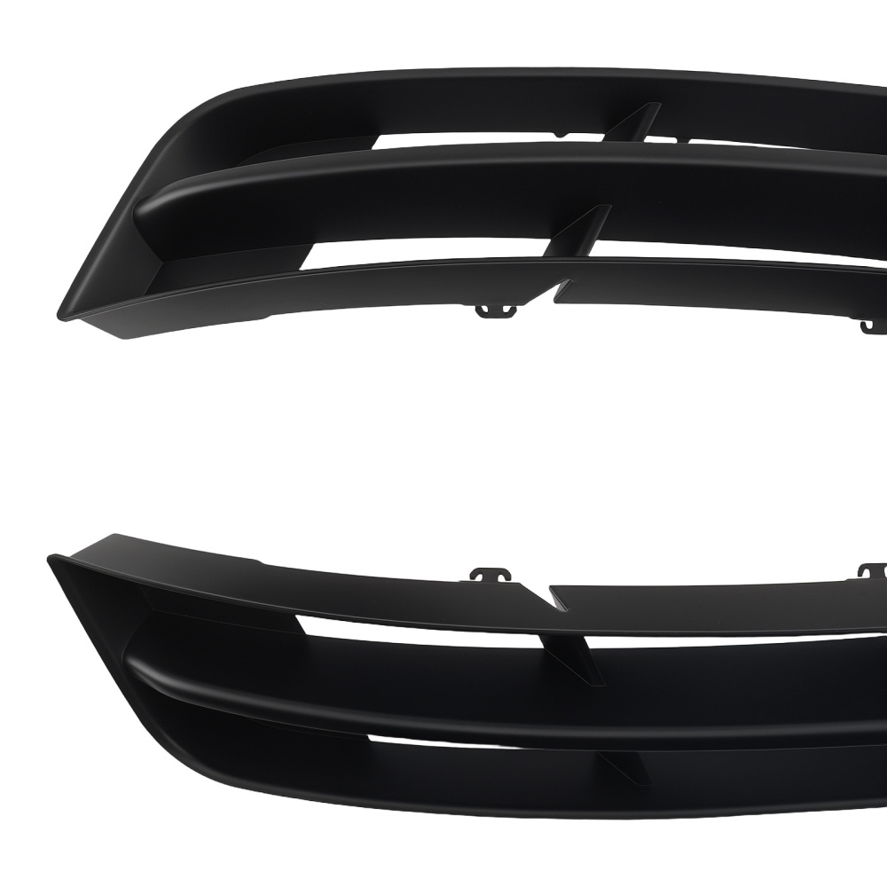 4PCS Front Bumper Fog Light Cover compatible for Audi Q7 2010-2015 4L0807681B 4L0807682B