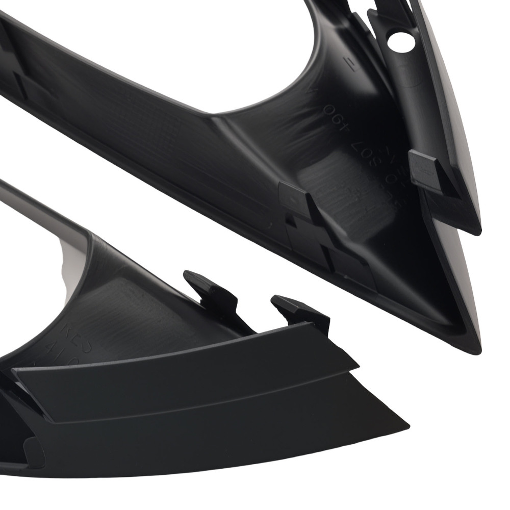 4PCS Front Bumper Fog Light Cover compatible for Audi Q7 2010-2015 4L0807681B 4L0807682B