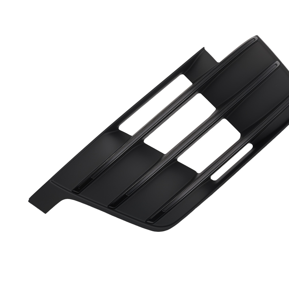 Pair Front Bumper Lower Fog Light Grille Cover compatible for Audi Q7 S-Line 2016-2019