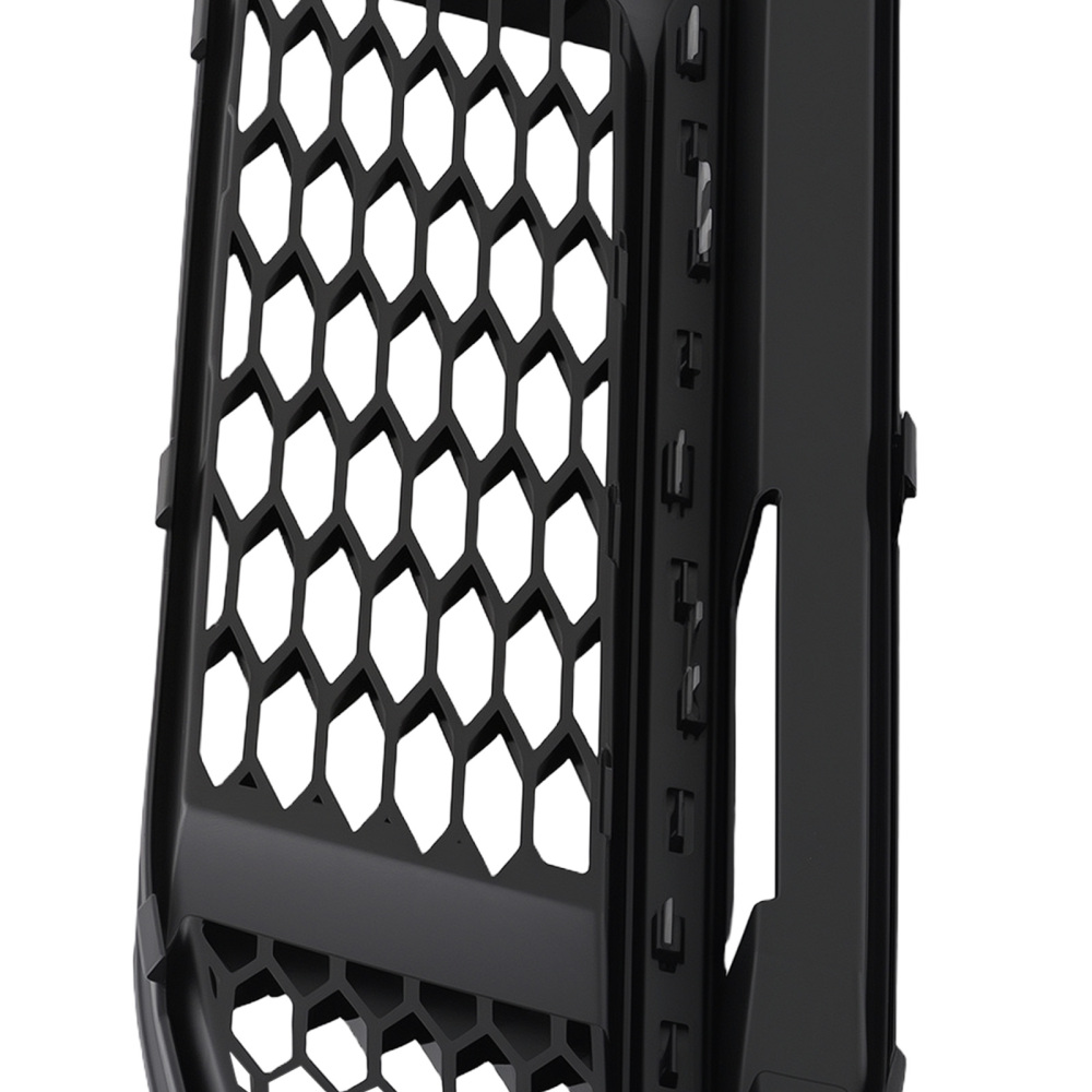 Front Bumper Fog Light Grille Cover compatible for Audi A4/S4 B9 S-LINE 2016-2018 Chrome