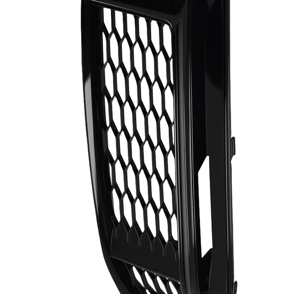 Front Bumper Fog Light Grille Cover compatible for Audi A4/S4 B9 S-LINE 2016-2018 Chrome