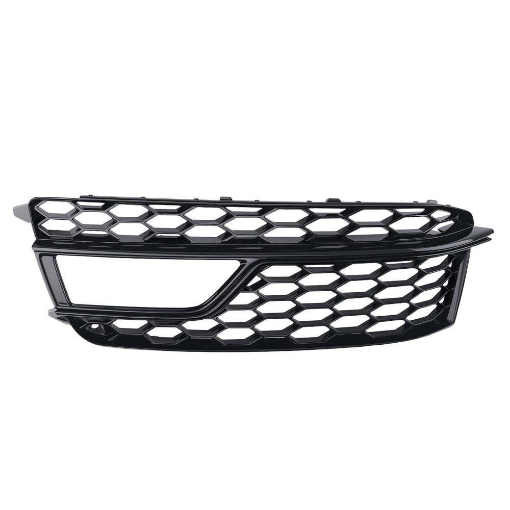 Front Bumper Fog Light Grille Cover compatible for Audi A5 S-line S5 2013-2017 8T0807681M