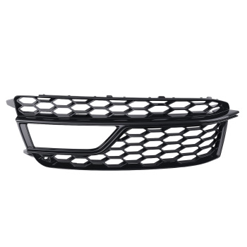 Front Bumper Fog Light Grille Cover compatible for Audi A5 S-line S5 2013-2017 8T0807681M