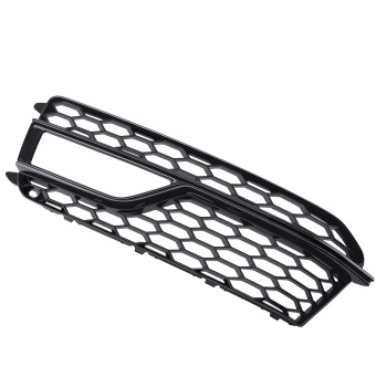 Front Bumper Fog Light Grille Cover compatible for Audi A5 S-line S5 2013-2017 8T0807681M