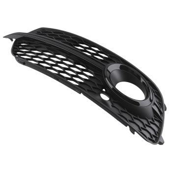 Front Bumper Fog Lamp Grille Cover compatible for Audi Q5/SQ5 13-2017 8R0807681S 8R0807682N