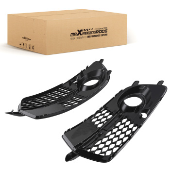 Front Bumper Fog Lamp Grille Cover compatible for Audi Q5/SQ5 13-2017 8R0807681S 8R0807682N