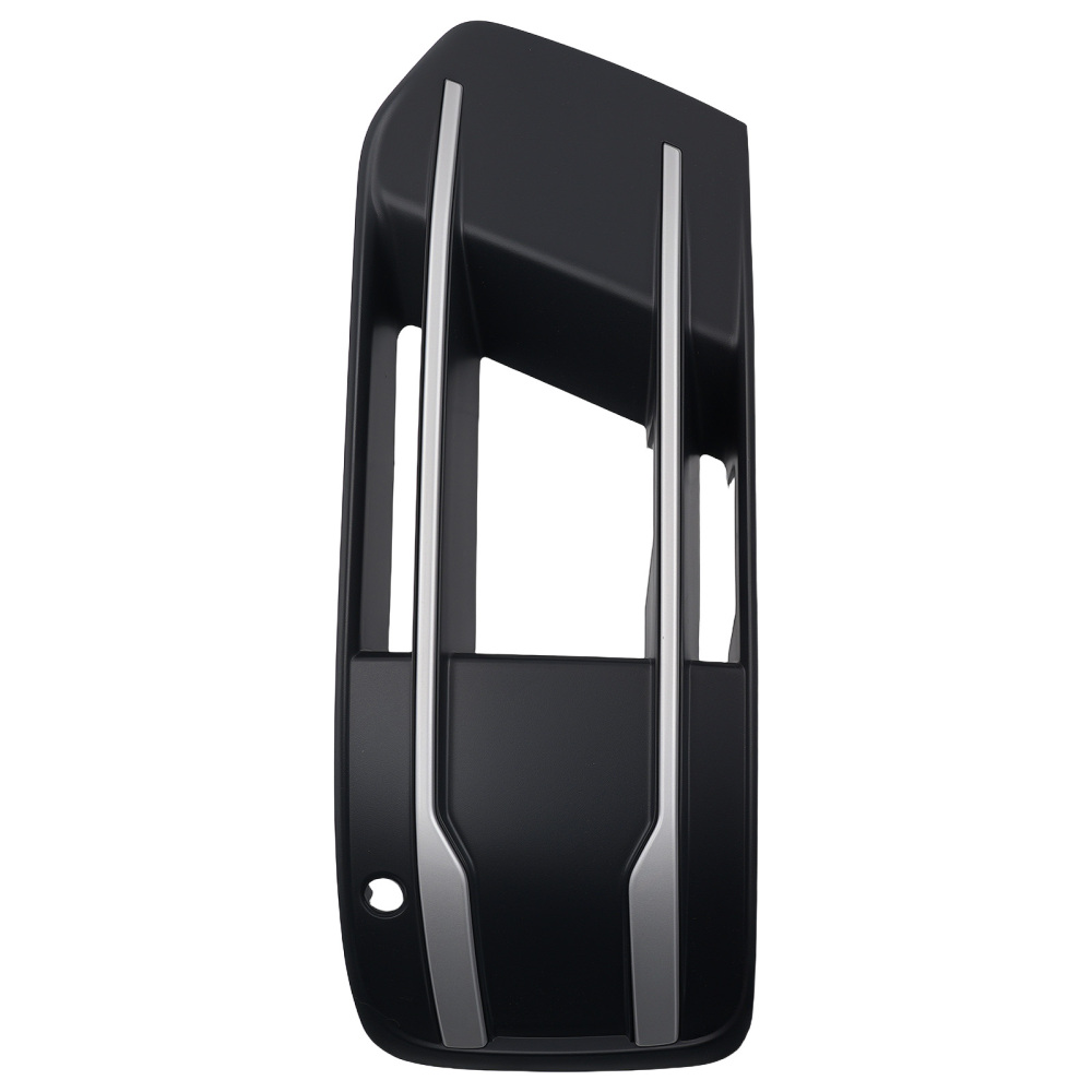 Left＆Right Front Bumper Fog Lamp Grille Cover Set compatible for Audi Q7 2016-2019 Chrome