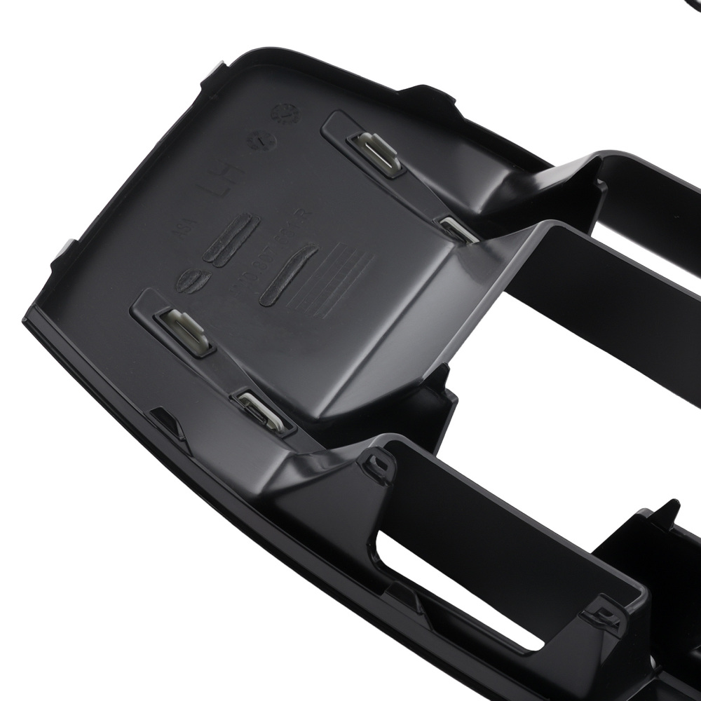 Left＆Right Front Bumper Fog Lamp Grille Cover Set compatible for Audi Q7 2016-2019 Chrome