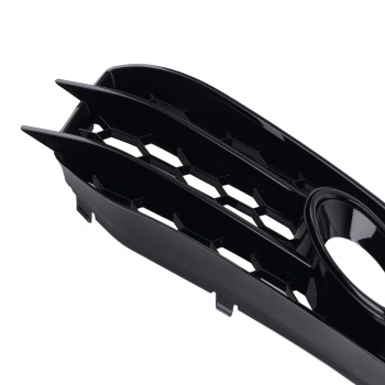 Pair Front Bumper Fog Lamp Grille Cover compatible for Audi A1 8X 1.2 1.4 TFSI 2010-2014