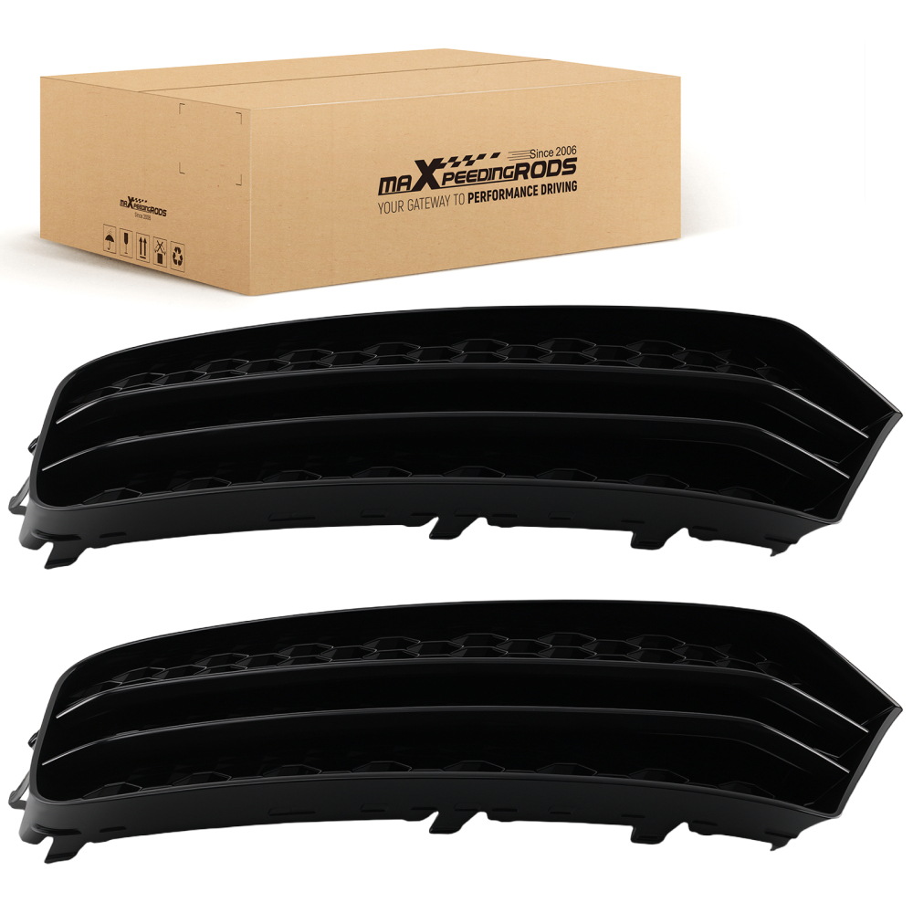 Front Bumper Fog Lamp Grille Cover compatible for Audi A1 8X 1.8 TFSI 2015-2018 8XA807681B