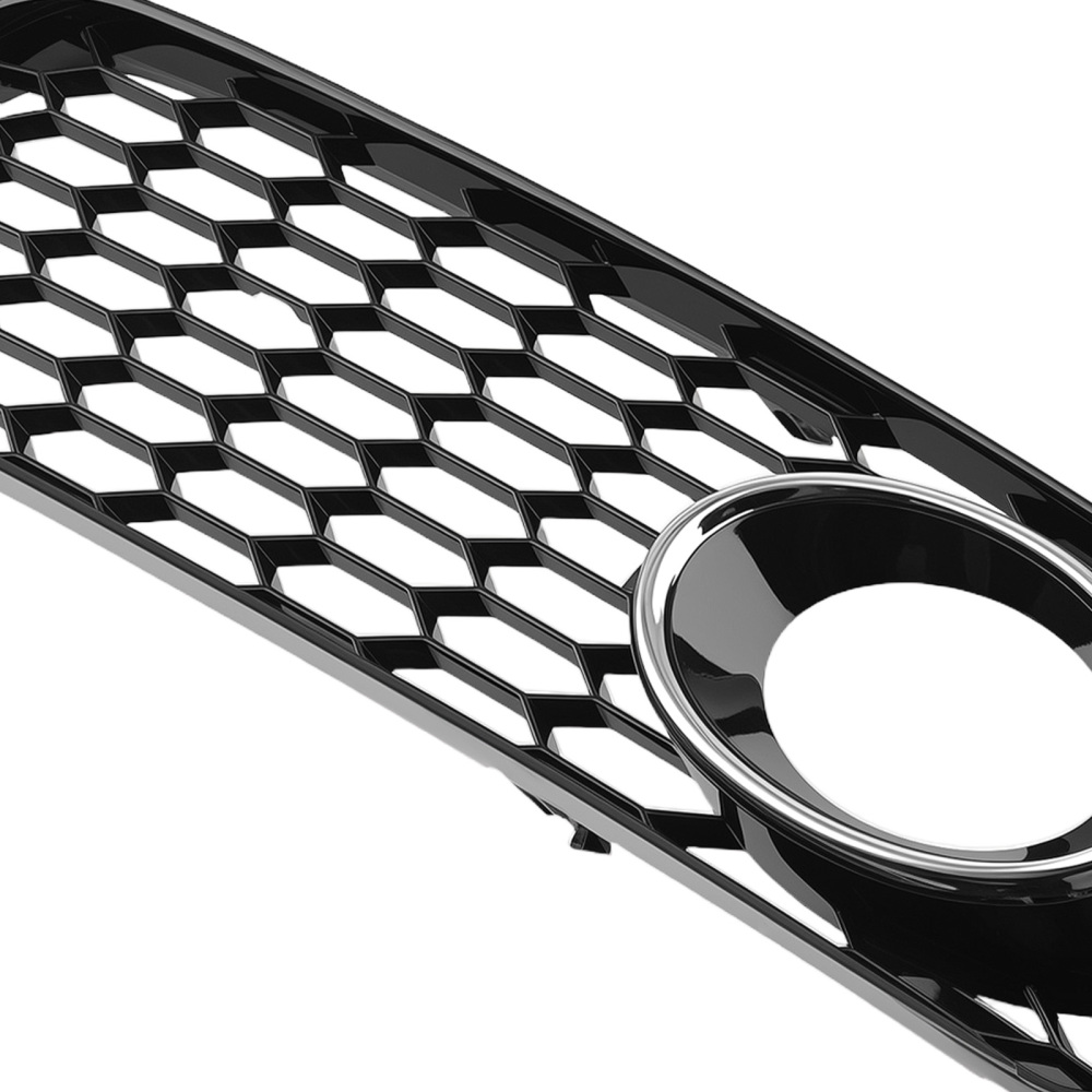 Pair Front Bumper Fog Lamp Grille Cover compatible for Audi A5 S-Line S5 B8 RS5 2008-2012