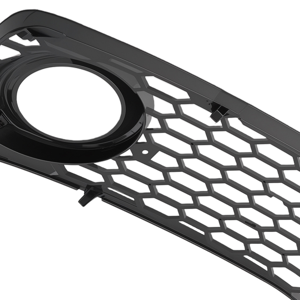 Pair Front Bumper Fog Lamp Grille Cover compatible for Audi A5 S-Line S5 B8 RS5 2008-2012