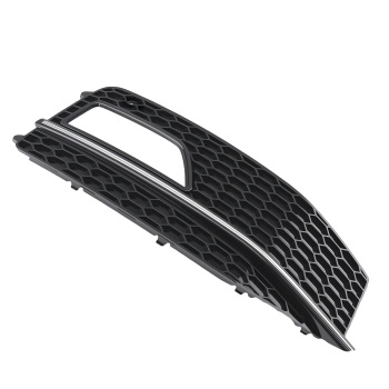 Pair Front Bumper Fog Light Grille Cover compatible for Audi A4 Sport 2013-2016 8K0807681L