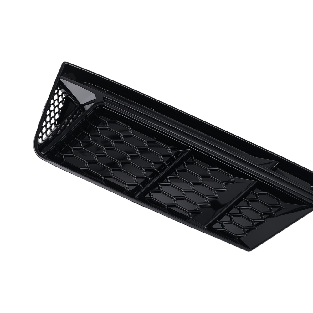 Pair Front Bumper Fog Grille Cover compatible for Audi A4 B9 Standard 2016-2018 8W0807682R