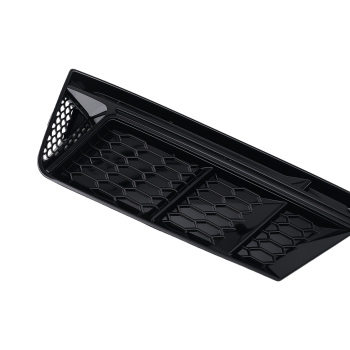 Pair Front Bumper Fog Grille Cover compatible for Audi A4 B9 Standard 2016-2018 8W0807682R