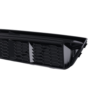 Pair Front Bumper Fog Grille Cover compatible for Audi A4 B9 Standard 2016-2018 8W0807682R