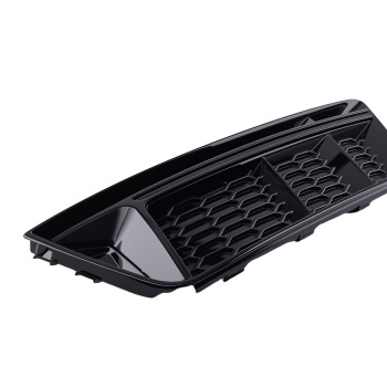 Pair Front Bumper Fog Grille Cover compatible for Audi A4 B9 Standard 2016-2018 8W0807682R