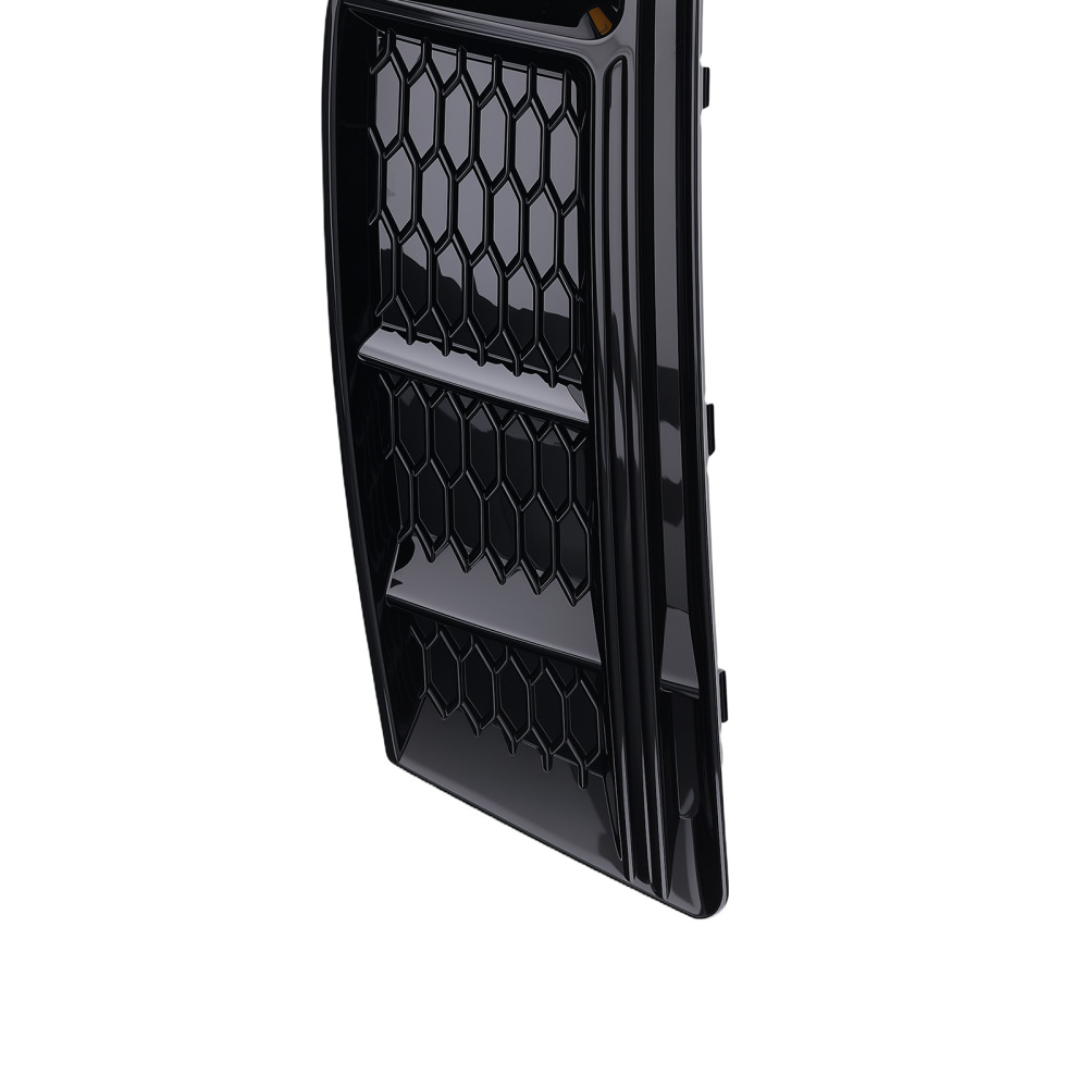 Pair Front Bumper Fog Grille Cover compatible for Audi A4 B9 Standard 2016-2018 8W0807682R