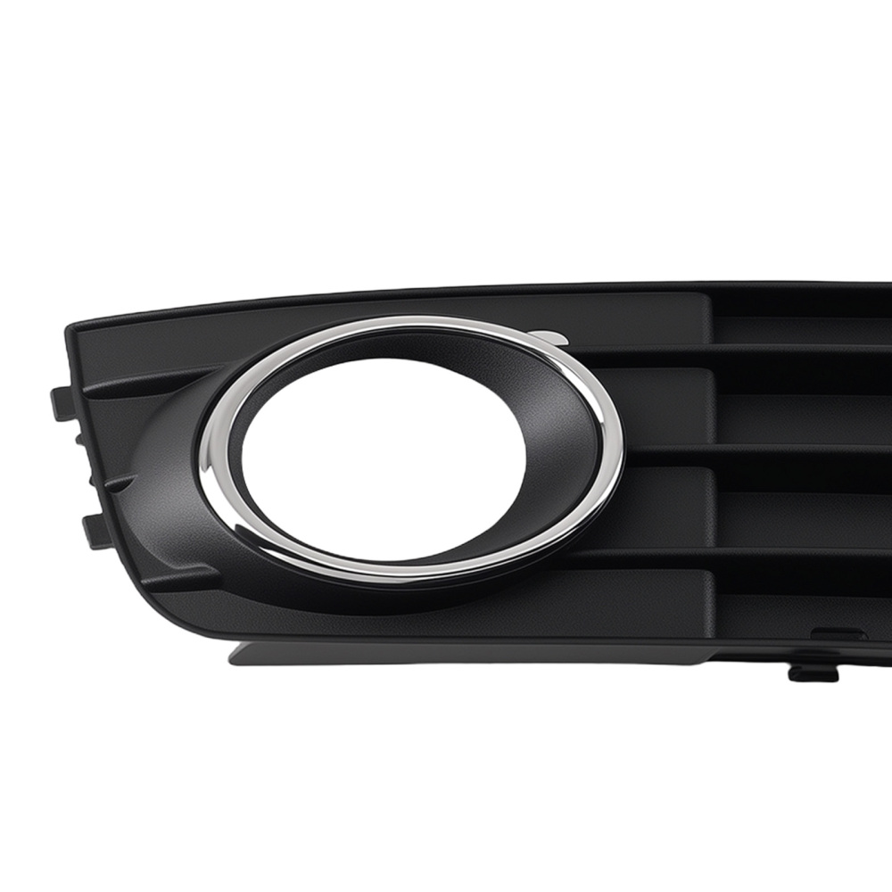 Front Bumper Fog Grille Cover compatible for Audi A4 B8 2009-2012 8KD80768101C 8KD80768201C