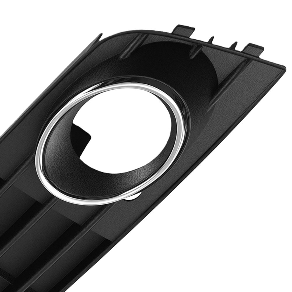 Front Bumper Fog Grille Cover compatible for Audi A4 B8 2009-2012 8KD80768101C 8KD80768201C