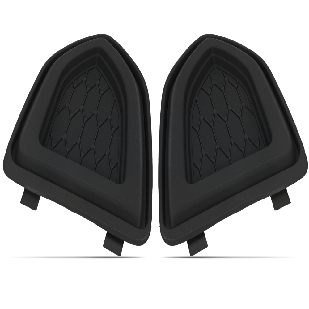 2PCS Front Lower Bumper Fog Light Cover compatible for Ford Edge 2015-2018 FT4Z17B814AA