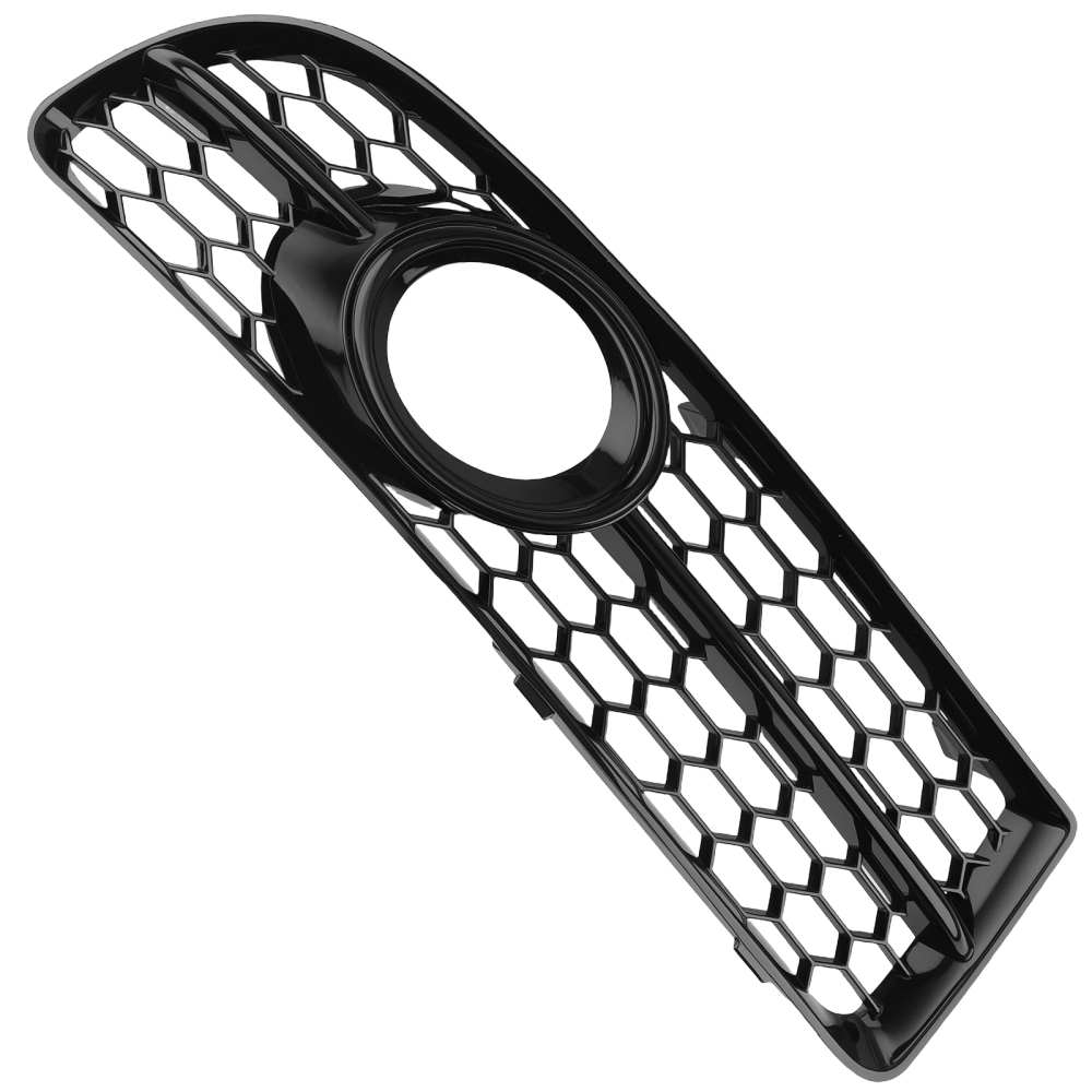 Left Right Front Bumper Fog Light Grille Cover compatible for Audi A4 B7 S-Line 2005-2008