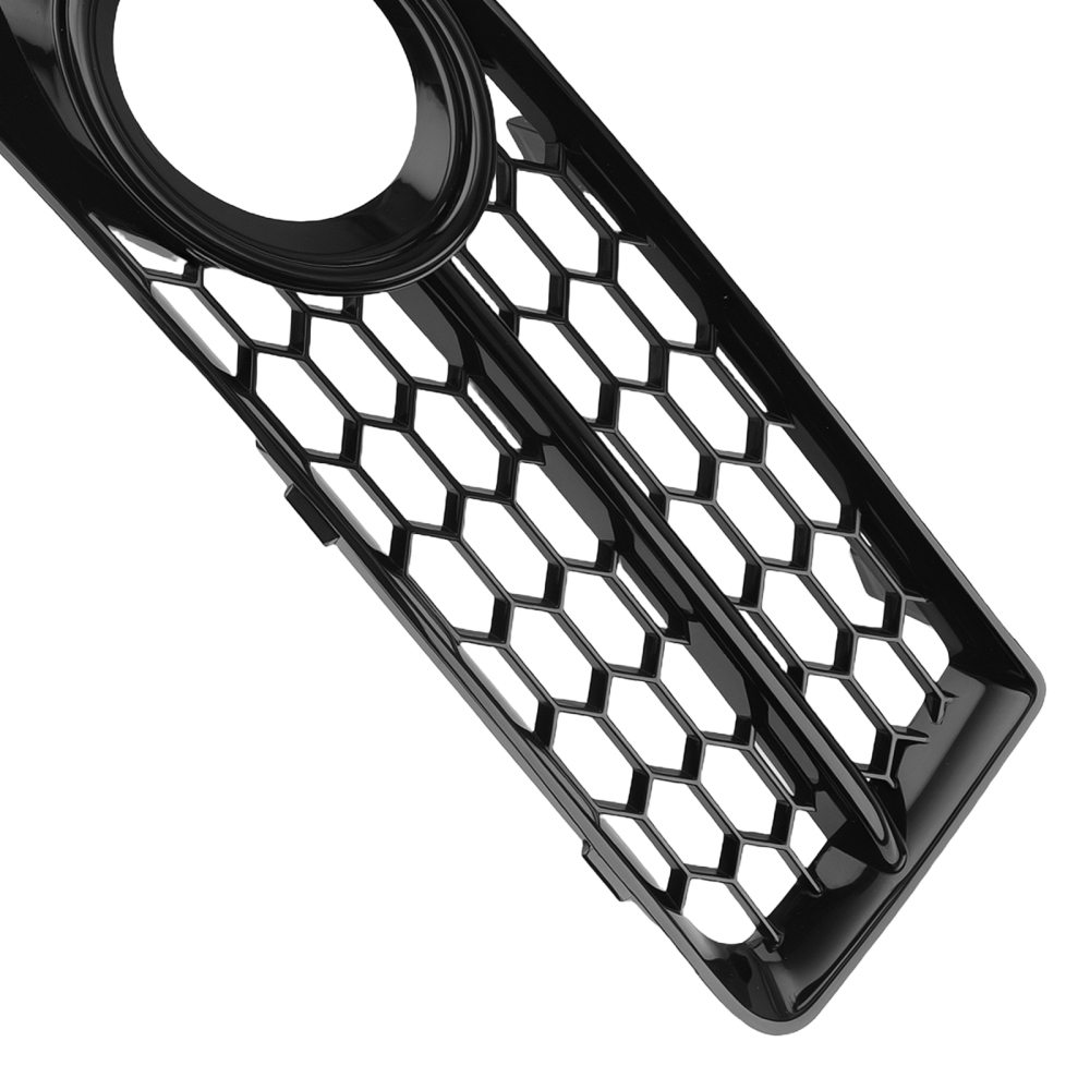 Left Right Front Bumper Fog Light Grille Cover compatible for Audi A4 B7 S-Line 2005-2008