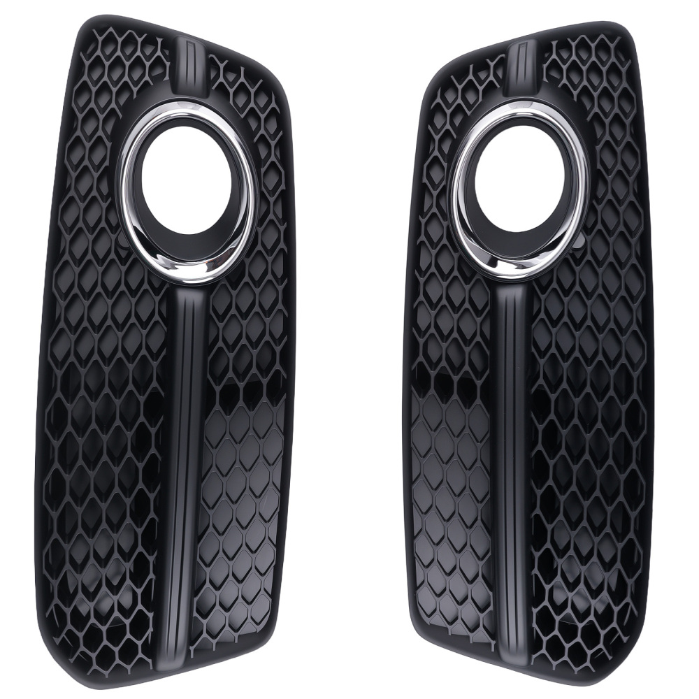 Pair Front Bumper Lower Fog Light Cover compatible for Audi Q5 Premium 2009-2012 8R0807681F