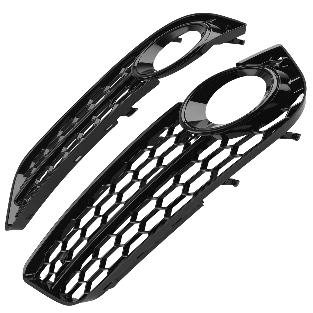 Left Right Fog Grille Cover compatible for Audi A5 Coupe/Sportback 2008-2011 8T0807681